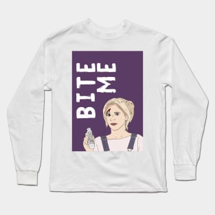 Bite Me Buffy Long Sleeve T-Shirt